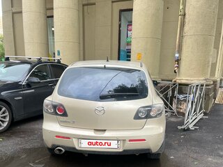 2007 Mazda 3 I (BK) Рестайлинг, золотистый, 400000 рублей, вид 3