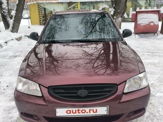 2010 Hyundai Accent ТагАЗ II, красный, 590000 рублей, вид 1