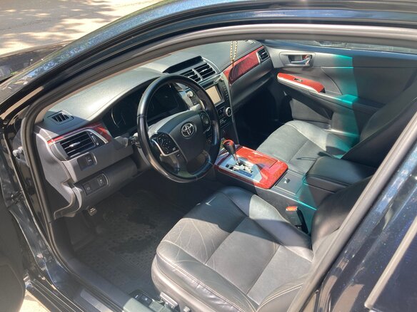 2014 Toyota Camry VII (XV50), чёрный - вид 5