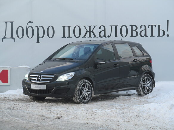 2009 Mercedes-Benz B-Класс 180 I (W245) Рестайлинг, чёрный - вид 2