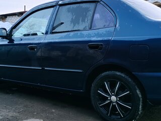 2007 Hyundai Accent ТагАЗ II, синий, 379000 рублей, вид 2