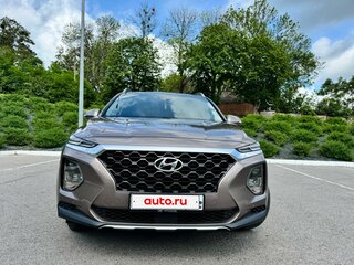2019 Hyundai Santa Fe IV, коричневый, 3330000 рублей, вид 3