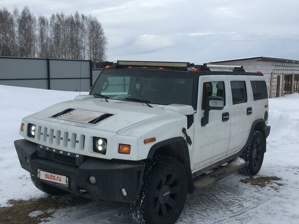 2008 Hummer H2 I Рестайлинг, белый, 3000000 рублей - вид 8