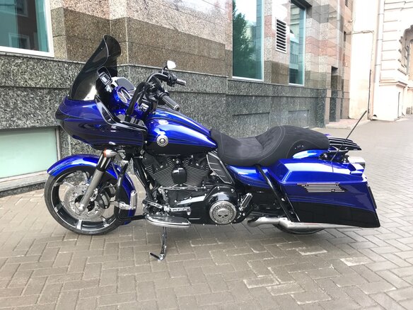 2012 Harley-Davidson CVO, синий - вид 4