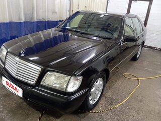 1993 Mercedes-Benz S-Класс 420 III (W140), чёрный, 900000 рублей, вид 1