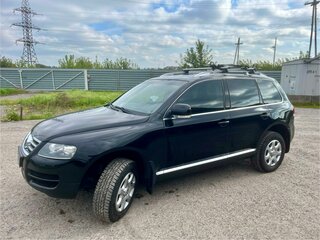 2006 Volkswagen Touareg I, чёрный, 1150000 рублей, вид 1