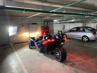 2019 Polaris Slingshot, синий, 2170000 рублей, вид 4
