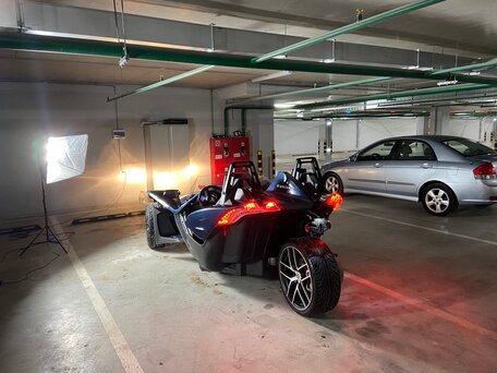 2019 Polaris Slingshot, синий, 2170000 рублей, вид 4