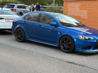2008 Mitsubishi Lancer X, синий, 790000 рублей, вид 5
