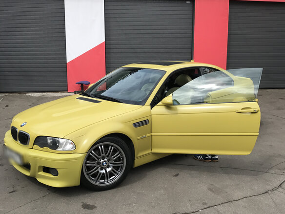 2002 BMW M3 III (E46), жёлтый - вид 6