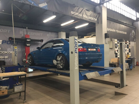 2003 BMW M3 III (E46), голубой - вид 6