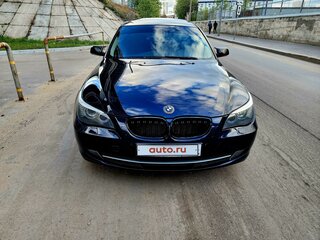 2008 BMW 5 серии 525i V (E60/E61) Рестайлинг, синий, 1350000 рублей, вид 4