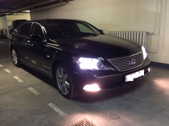 2008 Lexus LS 600h L IV Рестайлинг, чёрный - вид 1
