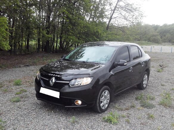 2015 Renault Logan II, чёрный