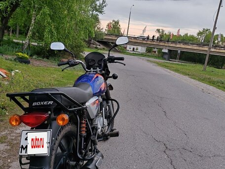 2020 Bajaj Boxer BM 125, синий, 110000 рублей, вид 3