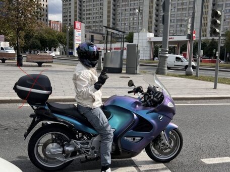 2003 BMW K 1200 GT, фиолетовый, 690000 рублей, вид 4