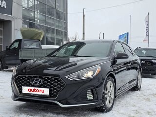 2018 Hyundai Sonata VII (LF) Рестайлинг, чёрный, 2050000 рублей, вид 3