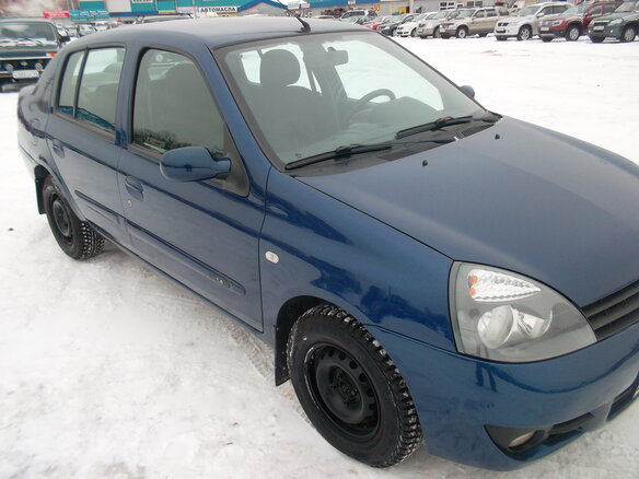 2007 Renault Symbol I Рестайлинг 2, синий - вид 4