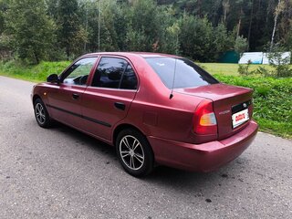 2006 Hyundai Accent ТагАЗ II, красный, 399000 рублей, вид 3