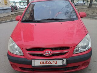 2008 Hyundai Getz I Рестайлинг, красный, 525000 рублей, вид 1