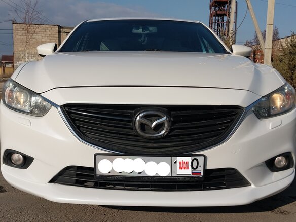 2013 Mazda 6 III (GJ), белый, 1150000 рублей