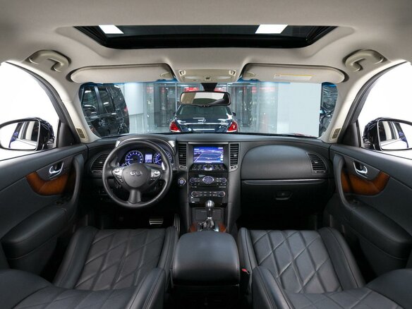2014 Infiniti QX70, синий - вид 22