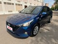 2022 Hyundai Solaris II Рестайлинг, синий, 1370000 рублей - вид 2