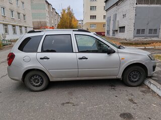 2014 Lada (ВАЗ) Kalina II, серебристый, 325000 рублей, вид 4
