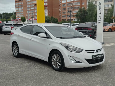 2014 Hyundai Elantra V (MD) Рестайлинг, белый, 1029000 рублей, вид 3
