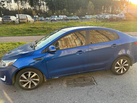 2011 Kia Rio 4-speed III, синий, 950000 рублей - вид 5
