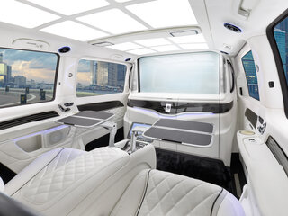 2026 Mercedes-Benz V-Класс Long 300 d длинный III (W447) Рестайлинг 2, чёрный, 43980000 рублей, вид 3