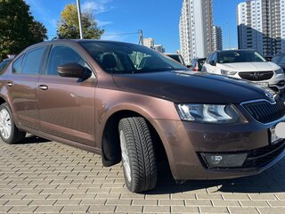 2015 Skoda Octavia III (A7), коричневый, 1380000 рублей, вид 2