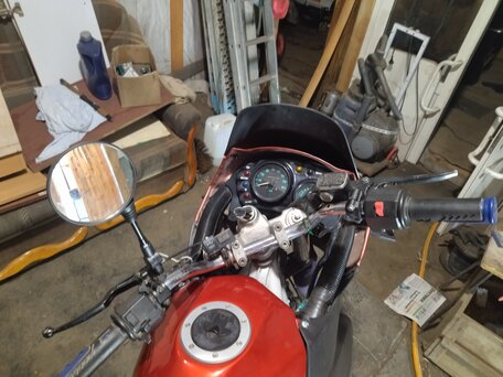 1997 Kawasaki KLE 400, красный, 250000 рублей, вид 3