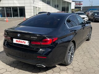 2021 BMW 5 серии 520i VII (G30/G31/G38) Рестайлинг, чёрный, 4450000 рублей, вид 2
