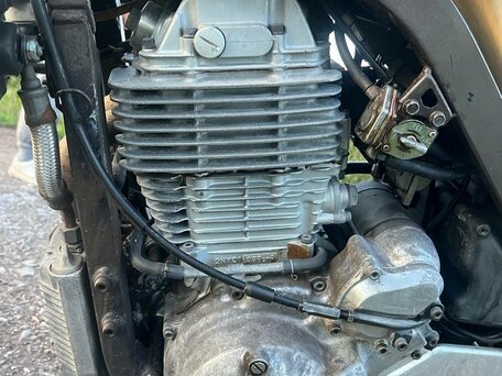 1991 Yamaha SRX400, жёлтый, 150000 рублей, вид 3