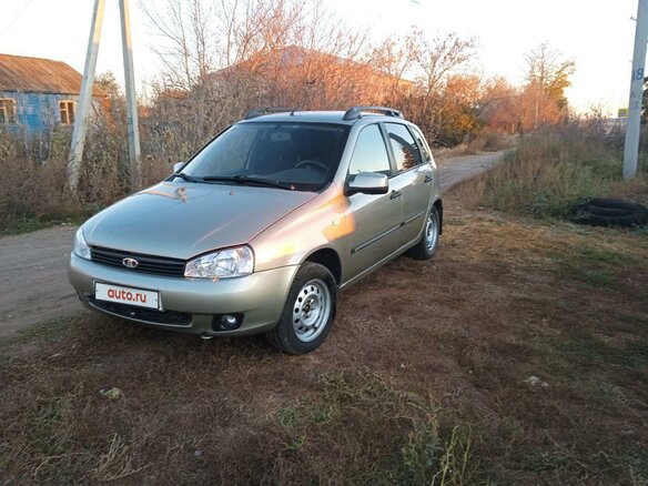 2012 Lada (ВАЗ) Kalina I, бежевый, 450000 рублей - вид 2