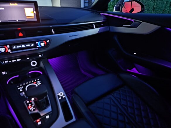 2019 Audi A5 II (F5), синий, 3500000 рублей - вид 30