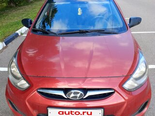 2011 Hyundai Solaris I, красный, 560000 рублей, вид 2