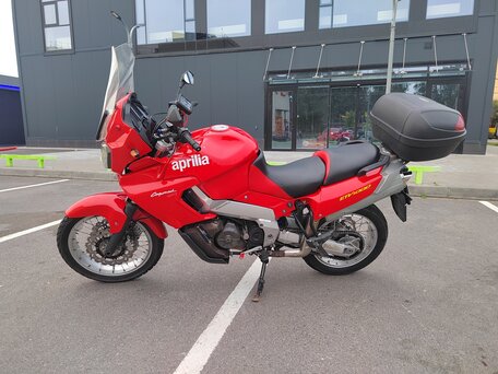 2003 Aprilia ETV 1000 Caponord, красный, 349000 рублей, вид 3