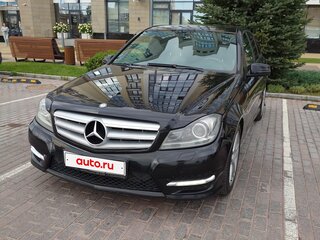 2012 Mercedes-Benz C-Класс 180 BlueEFFICIENCY III (W204) Рестайлинг, чёрный, 1450000 рублей, вид 2