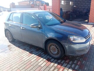 2012 Volkswagen Golf VI, чёрный, 1100000 рублей, вид 1