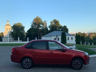 2019 Lada (ВАЗ) Granta I Рестайлинг, красный, 600000 рублей, вид 4