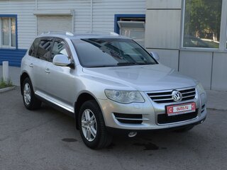 2008 Volkswagen Touareg I Рестайлинг, серебристый, 1350000 рублей, вид 3
