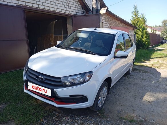 2022 Lada (ВАЗ) Granta I Рестайлинг, белый, 690000 рублей - вид 4