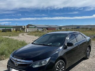 2016 Toyota Camry VII (XV50) Рестайлинг, чёрный, 1870000 рублей, вид 2
