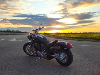 2009 Honda VTX 1300, чёрный, 770000 рублей, вид 1