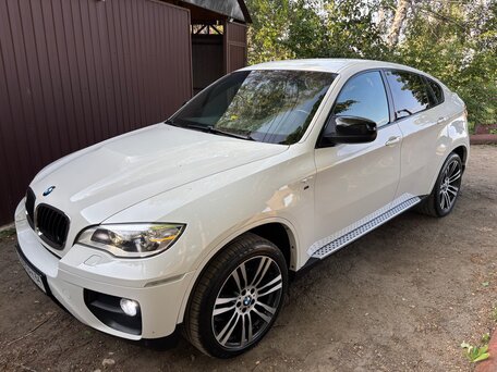 2013 BMW X6 30d I (E71) Рестайлинг, белый, 2500000 рублей, вид 2