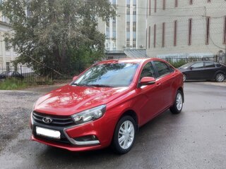 2019 Lada (ВАЗ) Vesta I, красный, 1100000 рублей, вид 1