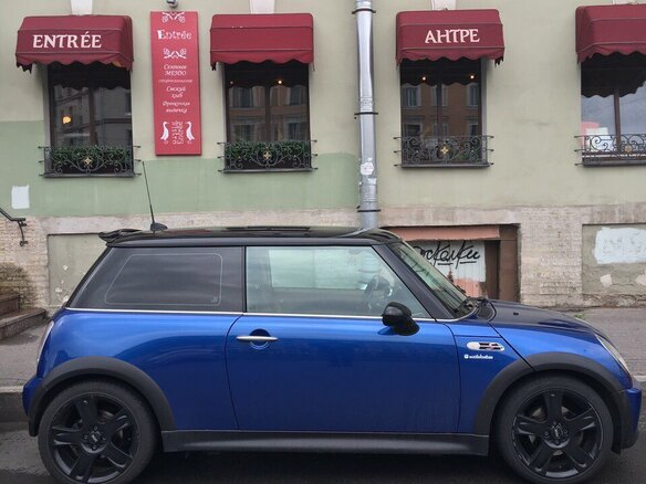 2005 Mini Hatch Cooper S I (R50), синий - вид 5