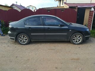 2008 Mazda 3 I (BK) Рестайлинг, чёрный, 650000 рублей, вид 3